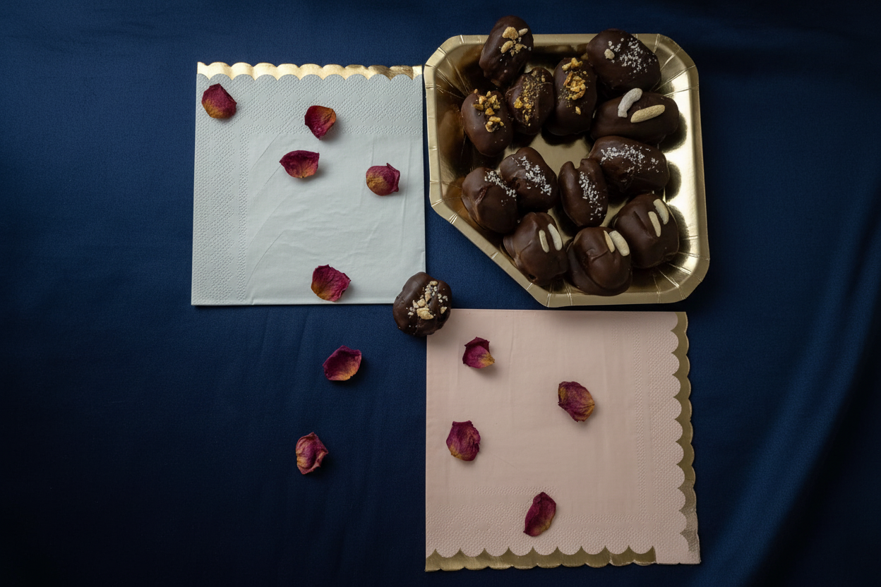 Cashew chocolate dates
