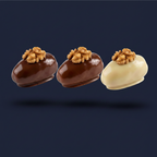 Dark, Milk & White Chocolate Dates with Walnuts