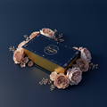 Date Night Delights Box - Floral Navy Scene