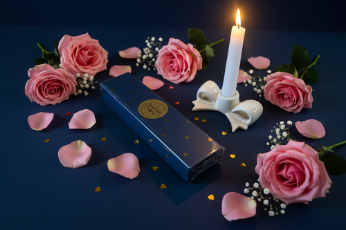 Date Night Delights with candle - elegant styling