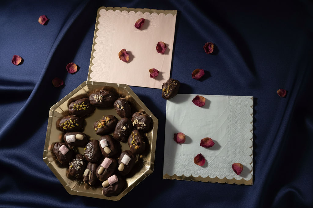 Pistachio chocolate dates